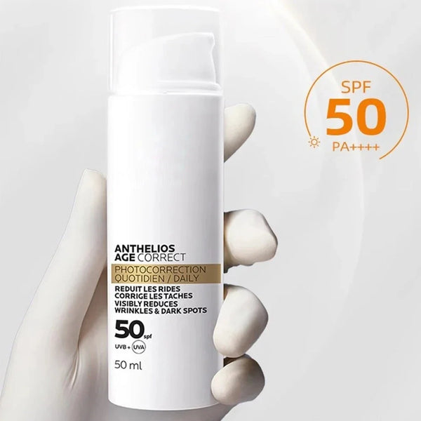☀️ كريم واقي الشمس Anthelios SPF50 – تصحيح البقع وحماية متكاملة
